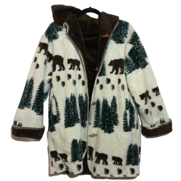 Vintage Denali Reversible Fleece Hoodie 
